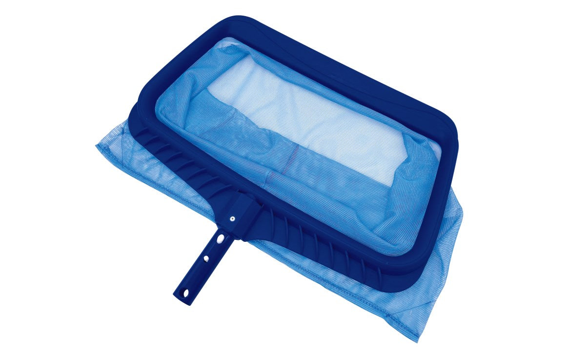 PoolStyle Heavy Duty Leaf Rake with ABS Frame and Nylon Mesh Net