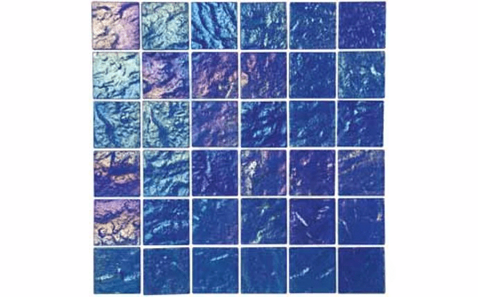 NPT Lightwaves Collection Blue Tile 2" x 2" LWV - BLUE2X2 - AquaDoc