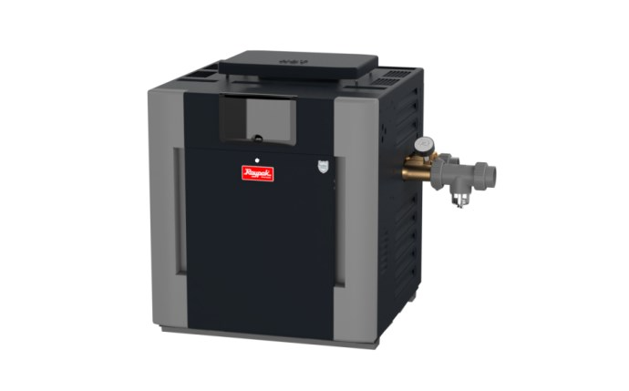 Raypak 337A Low NOx Digital Natural Gas Heater for pools and spas