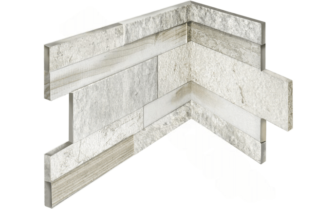 NPT Rockwood Tile Classic White Corner RKW - WHITE CNR - AquaDoc
