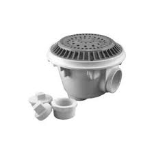 Durable main drain and sump with anti-vortex lid for gunite pools
