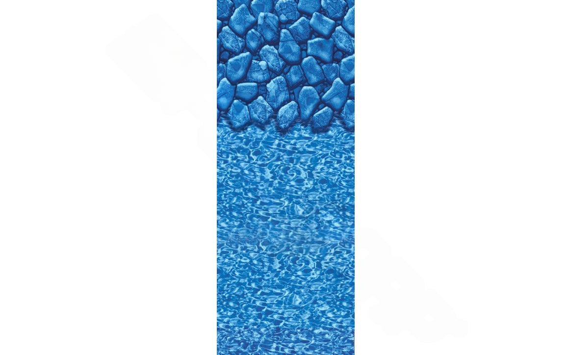 Swimline 21' x 48/52" Round Boulder Swirl Hung/Overlap Above Ground Pool Liner