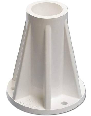 Saftron SB-F-W 6" White Surface Mounting Anchor Flange