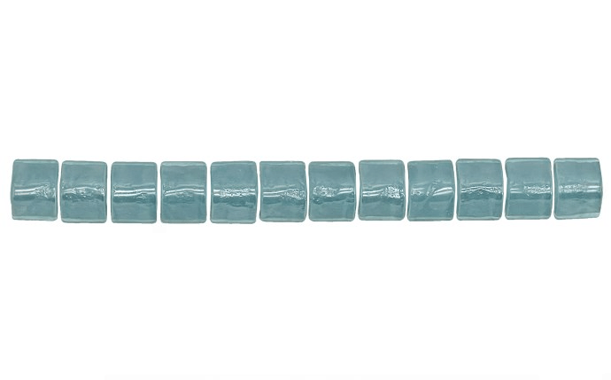 NPT 1" x 13 1/8" V - Cap Strip Sea Breeze Teal KAI - SEA BREEZE 1/4RD - AquaDoc