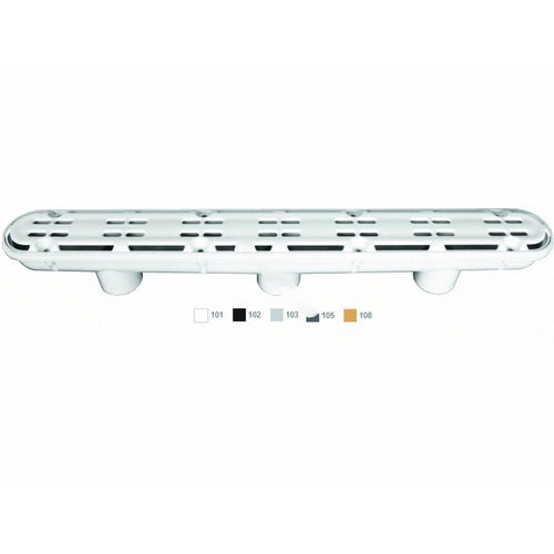 AQUASTAR POOL PRODUCTS 32CDAV101 32" Channel Drain Anti - Entrapment Suction Outlet Cover White - AquaDoc