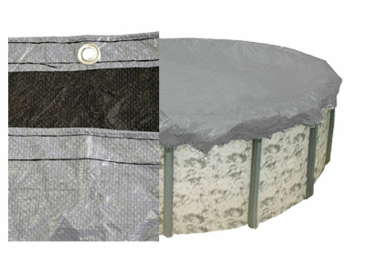 SILVER PRO 18'x40' RECT WNTER COVER 15YR - AquaDoc