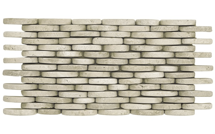 NPT 5 7/8" x 11 5/8" River Rocks Stacked Beige RVK - BEIGE STK - AquaDoc