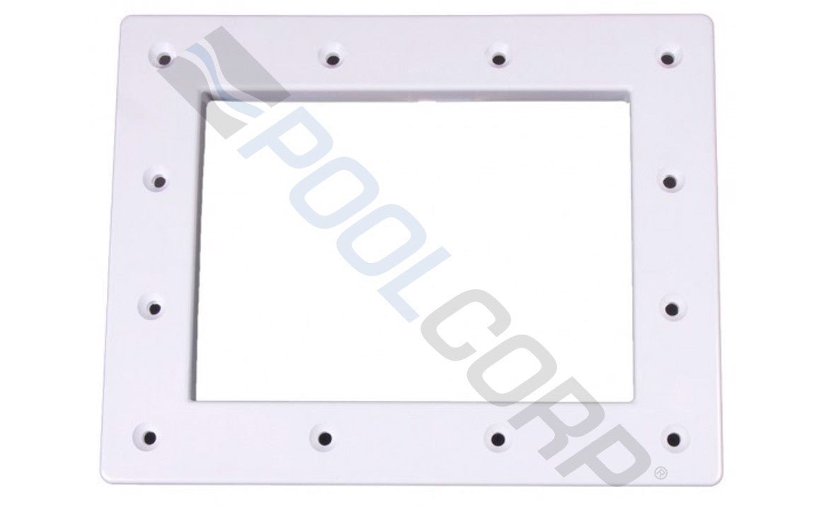 Super - Pro 25540 - 000 - 010 8.5" x 10.75" White Standard Skimmer Faceplate - AquaDoc
