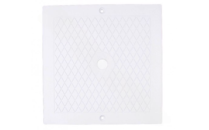 White square skimmer cover for pool protection