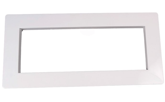 Super - Pro 8 - 5/8" x 18.5" Gray Wide Skimmer Faceplate 25541 - 001 - 010 - AquaDoc