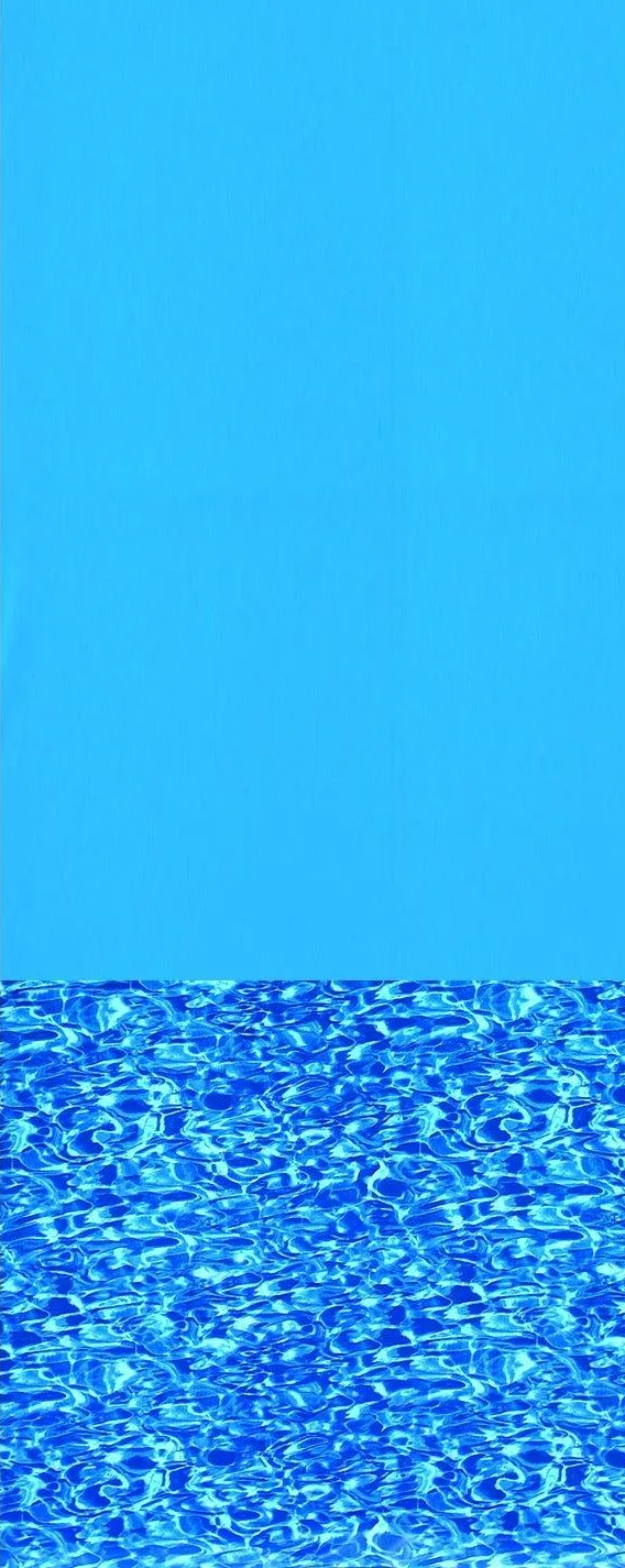 Round Blue Wall Swirl Bottom Pool Liner
