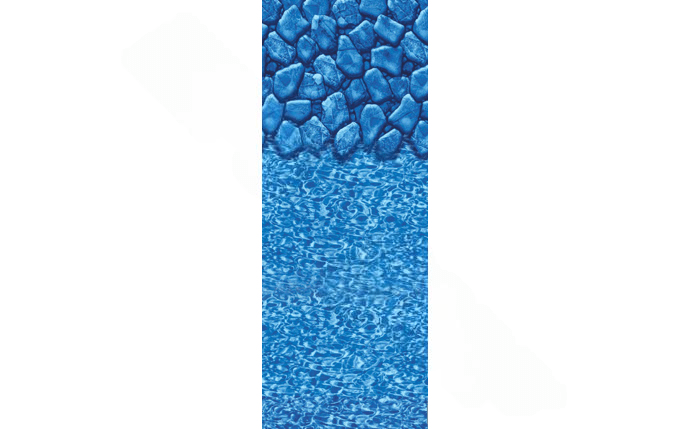 Swimline 18' x 48/52" Round Overlap Above Ground Pool Liner Boulder Swirl LI1848BSO - AquaDoc
