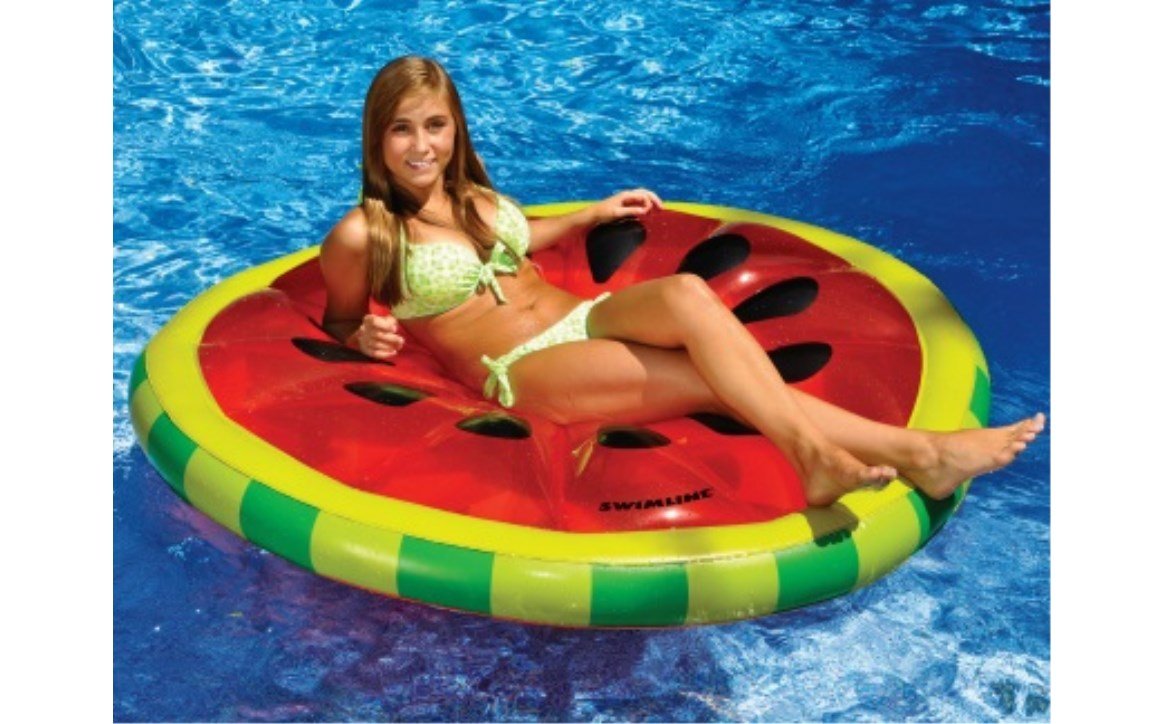 Swimline Watermelon Slice Floating Island 60" 90544 - AquaDoc