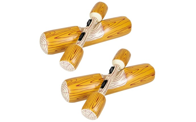 Swimline Inflatable Log Flume Joust Set 9084 in action