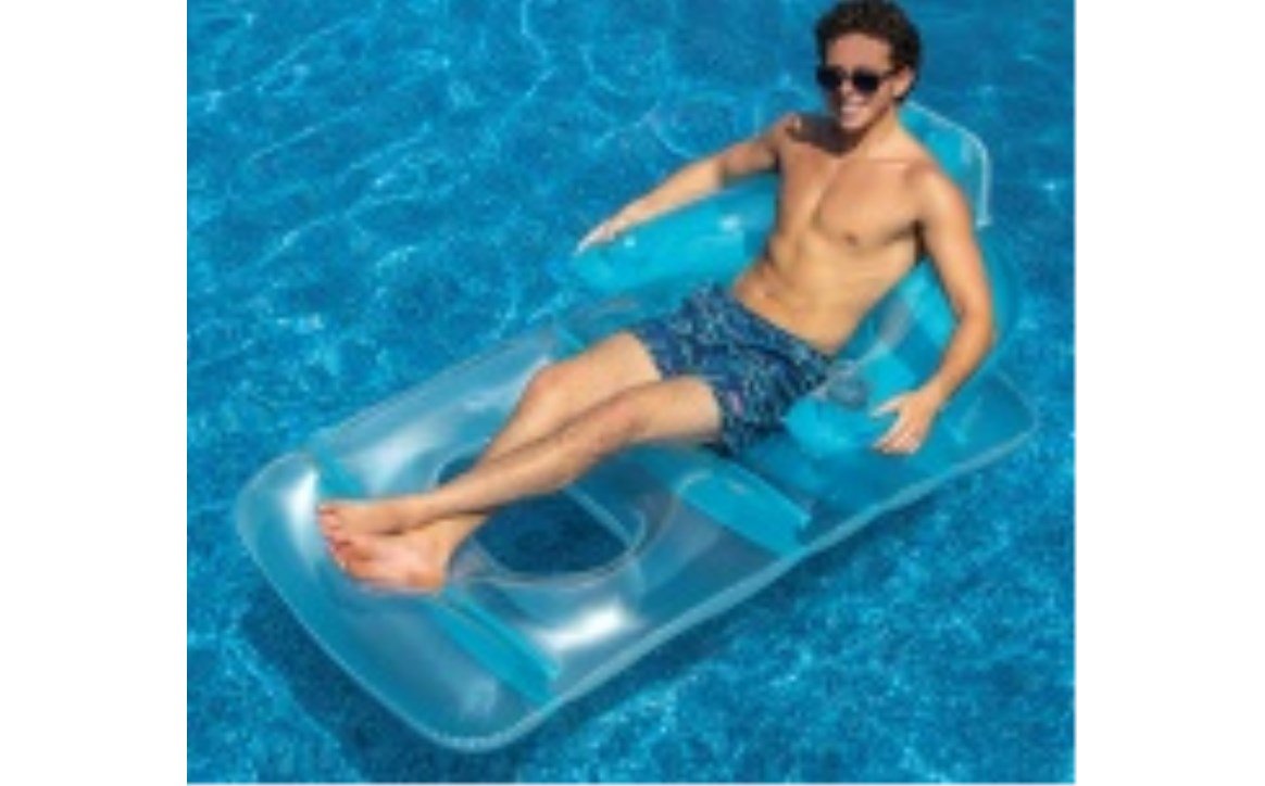 Swimline® Deluxe Lounge Chair Float Assorted 66" 9041 - AquaDoc