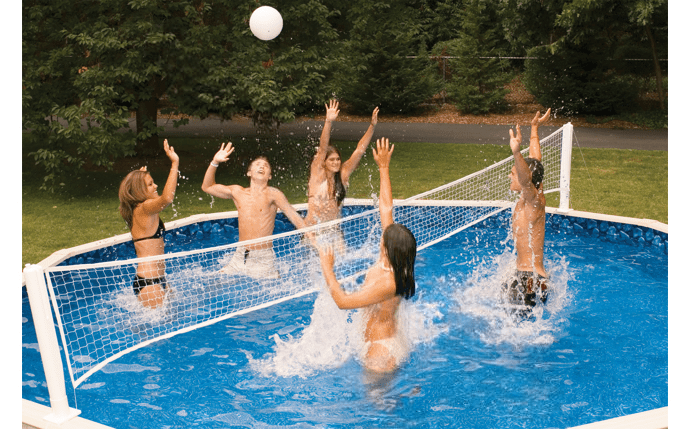 Swimline Pool Jam Above Ground Pool Basketball and Volleyball Combo 9191 - AquaDoc