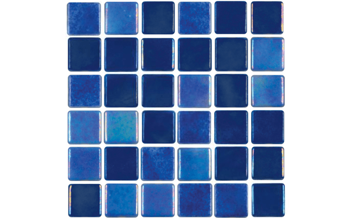 NPT 1" x 1" Tribeca Glossy Tile Dark Blue TRI - DKBLUE - GL - AquaDoc
