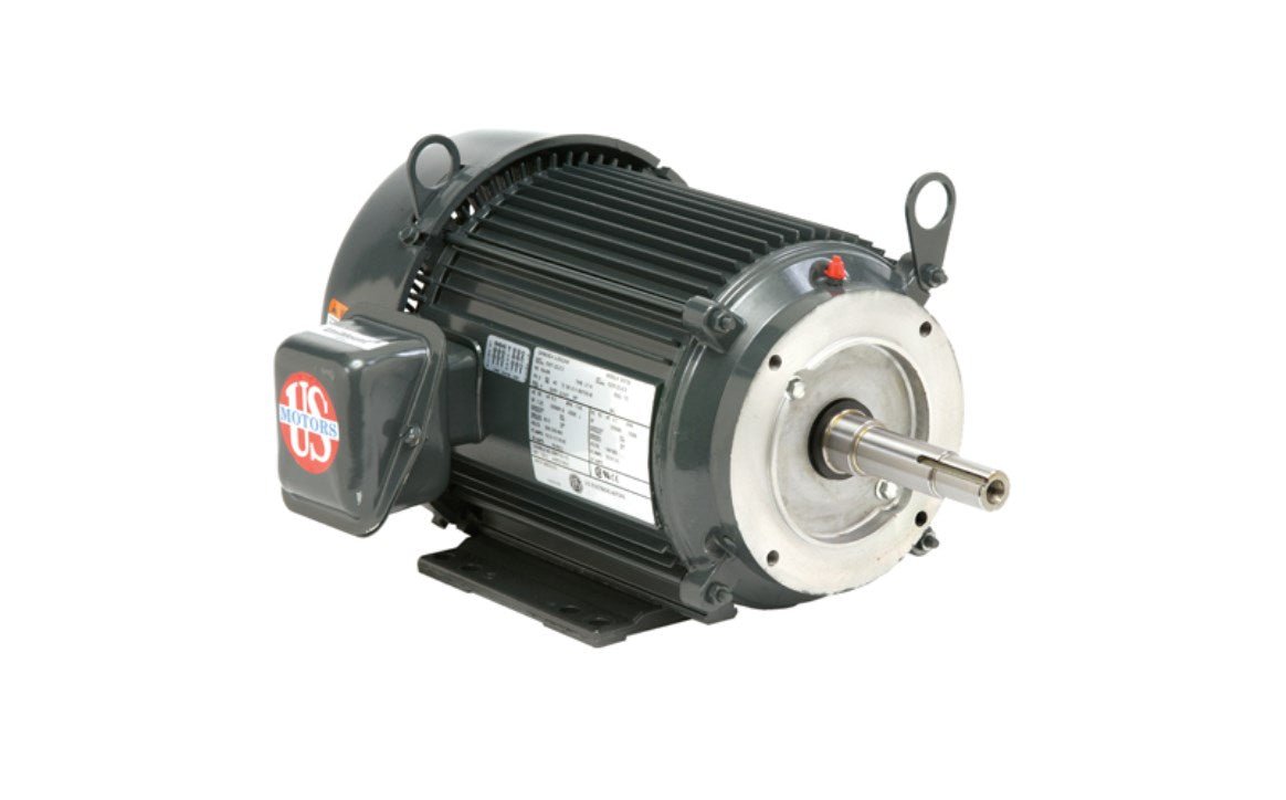 U.S. MOTORS UJ20P2DP Close Coupled TEFC NEMA® Pump Motor 3 Phase 256JP 1800 RPM 20 HP 208 - 230/460V - AquaDoc