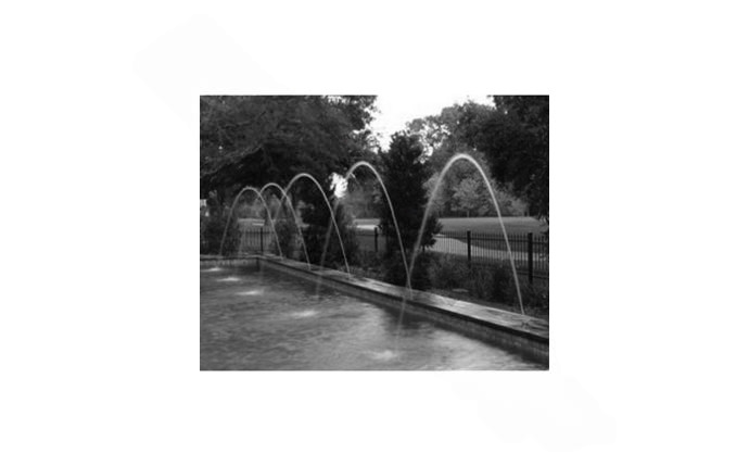 Crystal Fountains WMD Series Stream Jet Nozzle front view