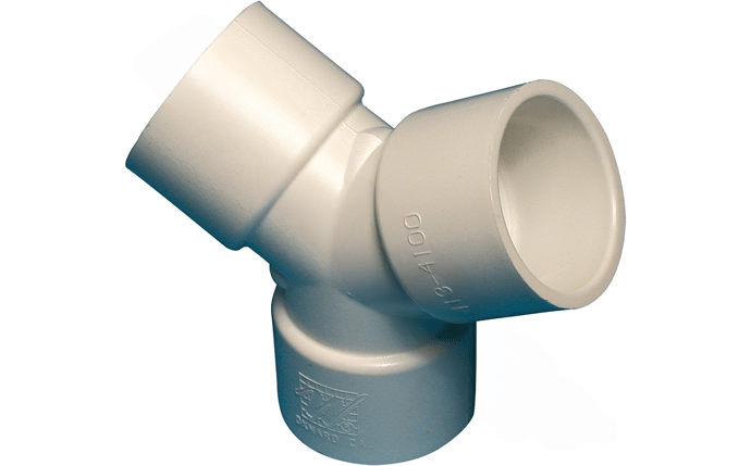 Waterway WYE,1 - 1/2Sx1 - 1/2Sx1 - 1/2S,@ 120 DEGREE SOCKE 413 - 4100 - AquaDoc