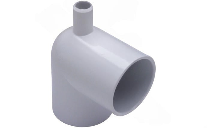 Waterway 411-9170 2" S x 2" S 90 Degree Elbow with 3/4" SB Port