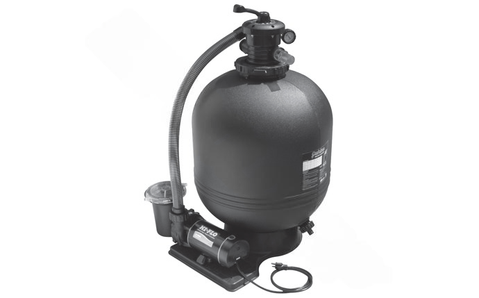 Waterway 520 - 5340 - 6S 22" Carefree™ Sand Filter System 1.5HP - AquaDoc