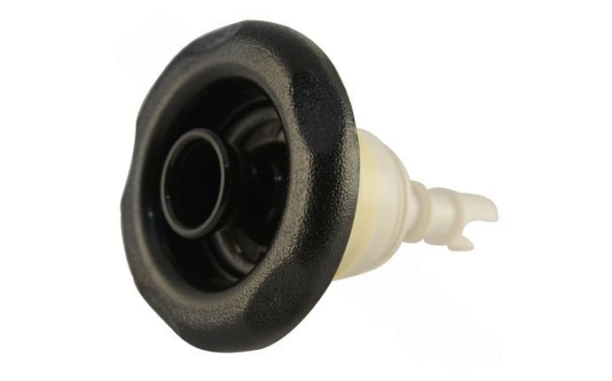 Black Poly Storm 229 - 8051 3 - 3/8" Black Directional Gunite Jet Internal with 5 - Scallop - AquaDoc