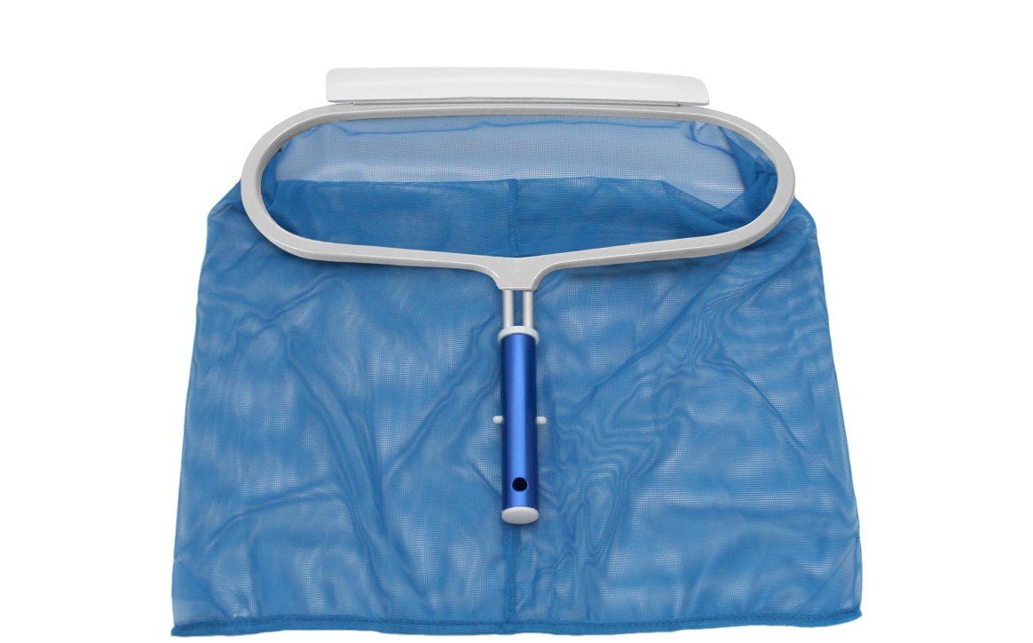 PoolStyle K709CB/B/SCP Deluxe Aluminum Tubular Frame Leaf Rake with Squeegee - AquaDoc