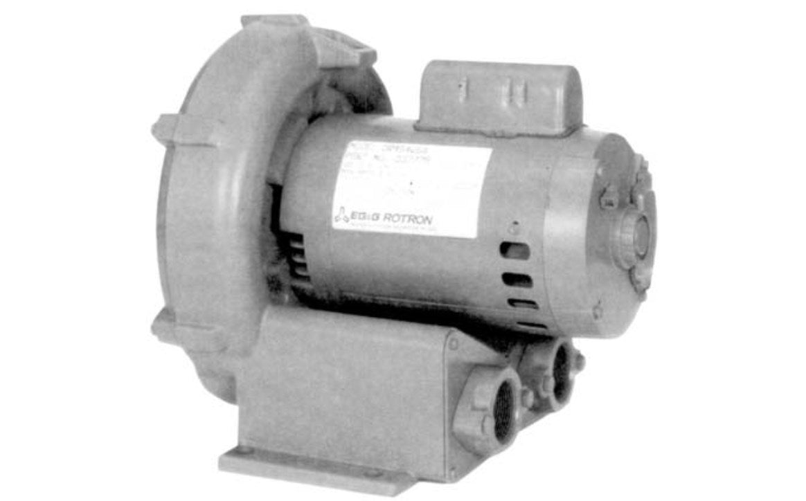 AMETEK Rotron DR454V58M Regenerative Blower 1.5HP 115/230 VAC - AquaDoc