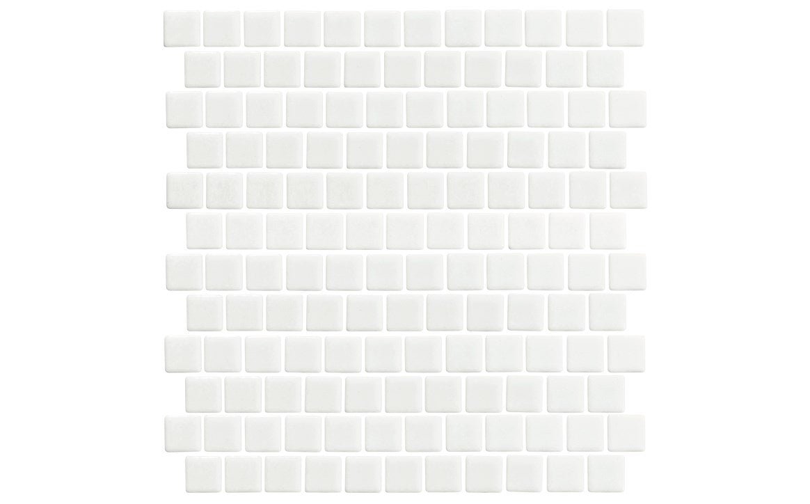 NPT MK - G - WHITE GLOSSY 1" x 1" Tile Glossy White - AquaDoc