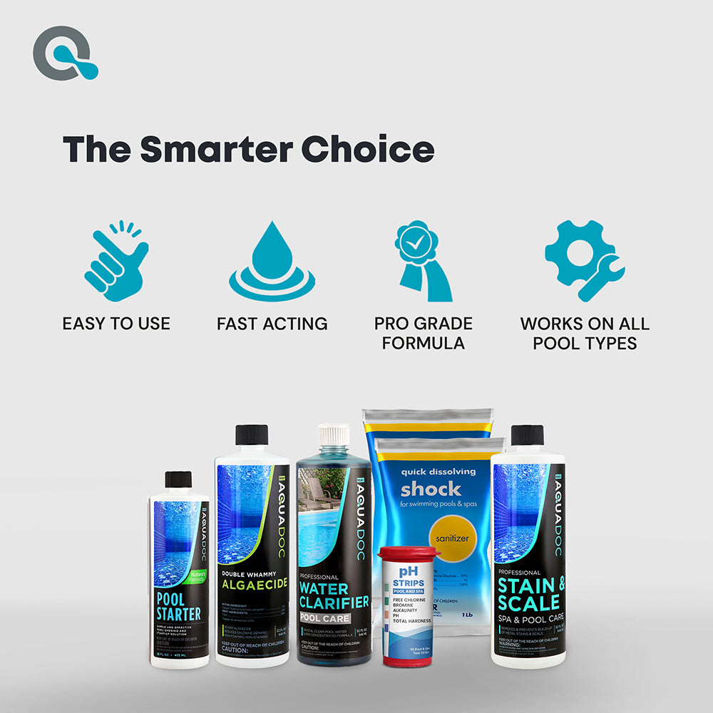 AquaDoc Pool Opening Kit to help achieve clean, clear pool water