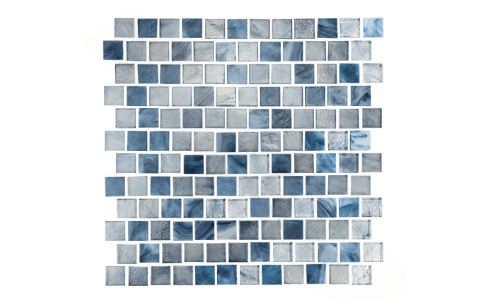 NPT AQI - MICA 1" x 1" Aquarius Collection Mica Blue Tile - AquaDoc
