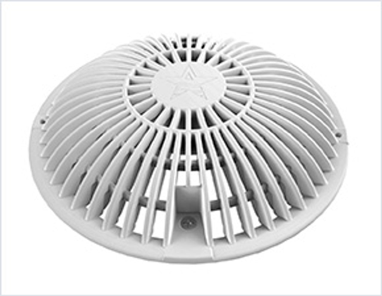 Aquastar 8-inch light gray suction outlet cover for pools