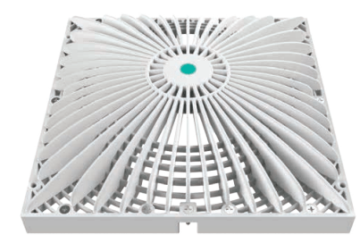 AQUASTAR POOL PRODUCTS 12" Square Retrofit Moflow Suction Outlet Cover - AquaDoc