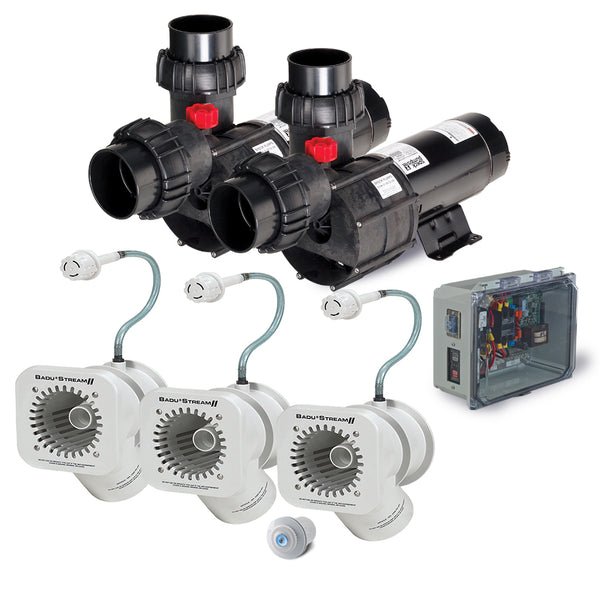 Speck Pumps BaduStream II Swimjet System 4HP SS484 - 2400M - 1RW - AquaDoc