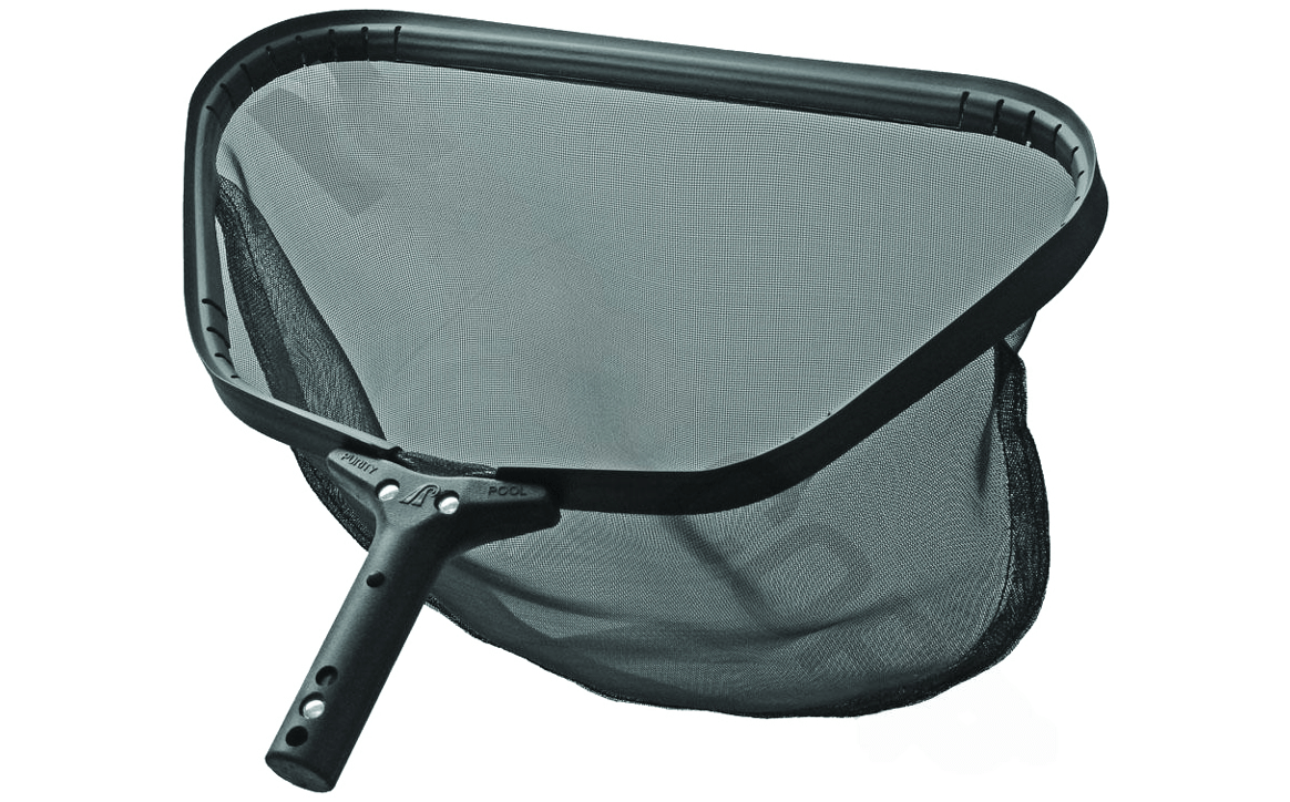 PoolStyle PSBKSTD 17" Pro Series Black Knight Leaf Rake with Standard Bag - AquaDoc