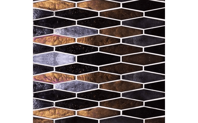 NPT OCN - BLACKIES HEX Oceanscapes Collection Blackies Interlocking Hex Border Tile - AquaDoc