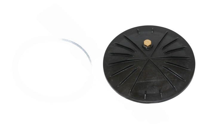 Close-up view of the Q360 valve lid and O-ring