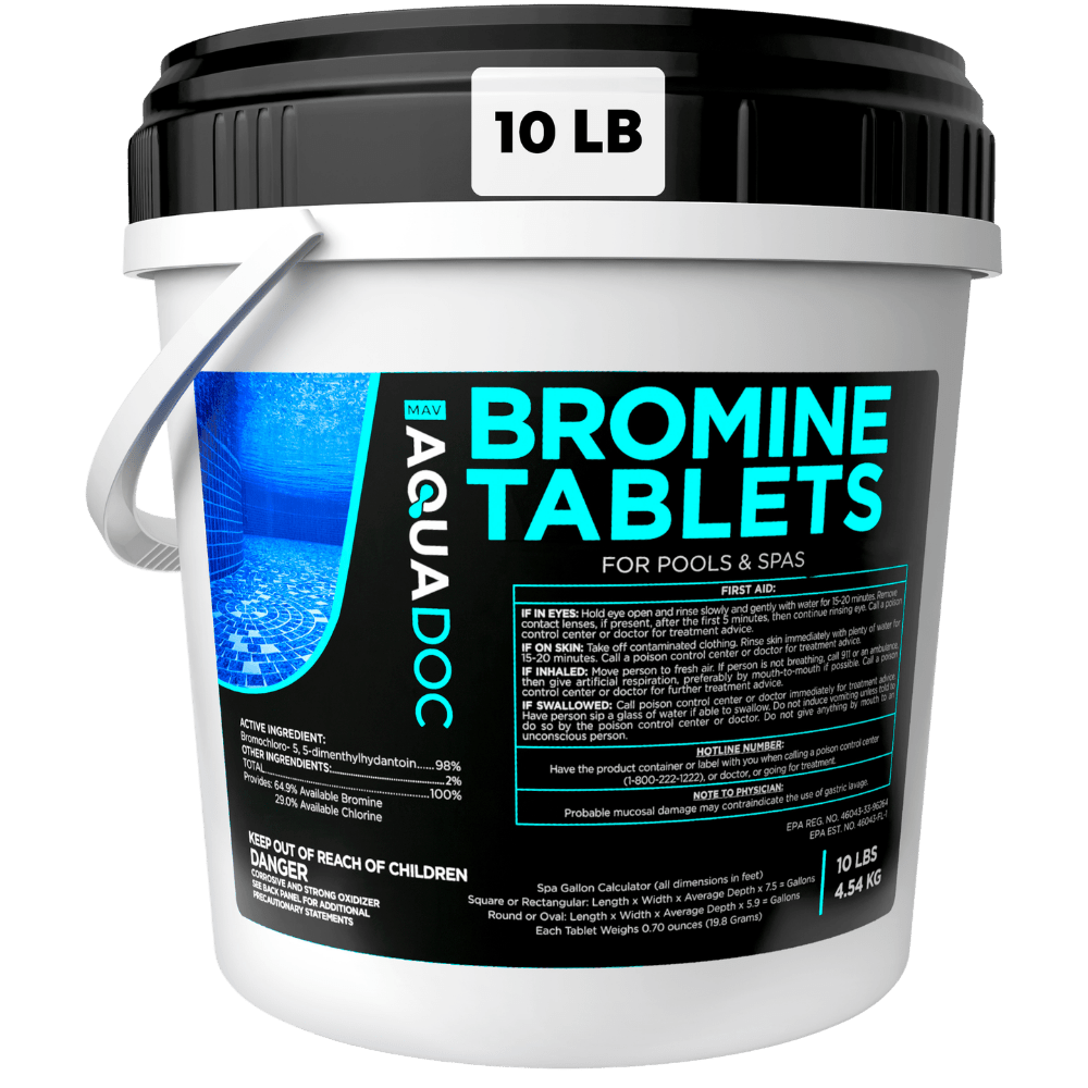 Bromine Tablets for Hot Tub - AquaDoc - AquaDoc - -
