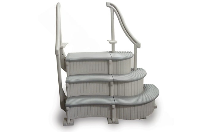 Front view of Confer Plastics CCX-ADD Curve Add-On Piece