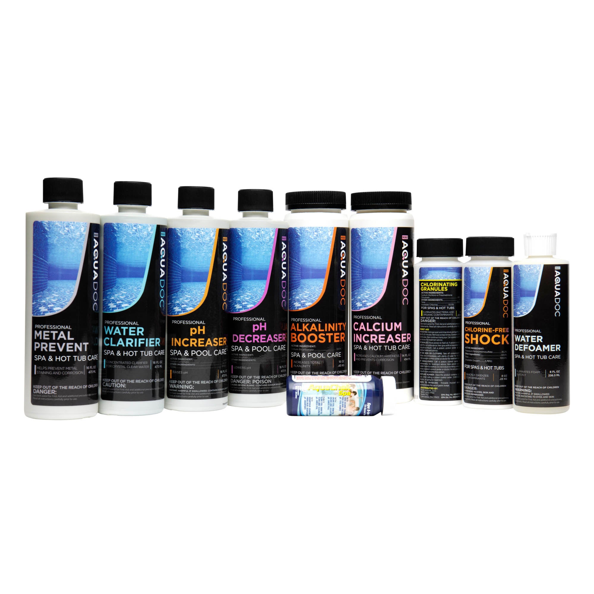 Chlorine Hot Tub Starter Kit AquaDoc