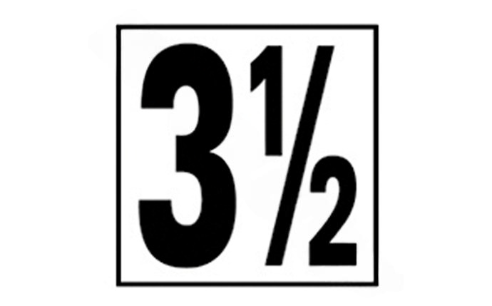 Close-up of the NPT 5" smooth 3.5 depth marker