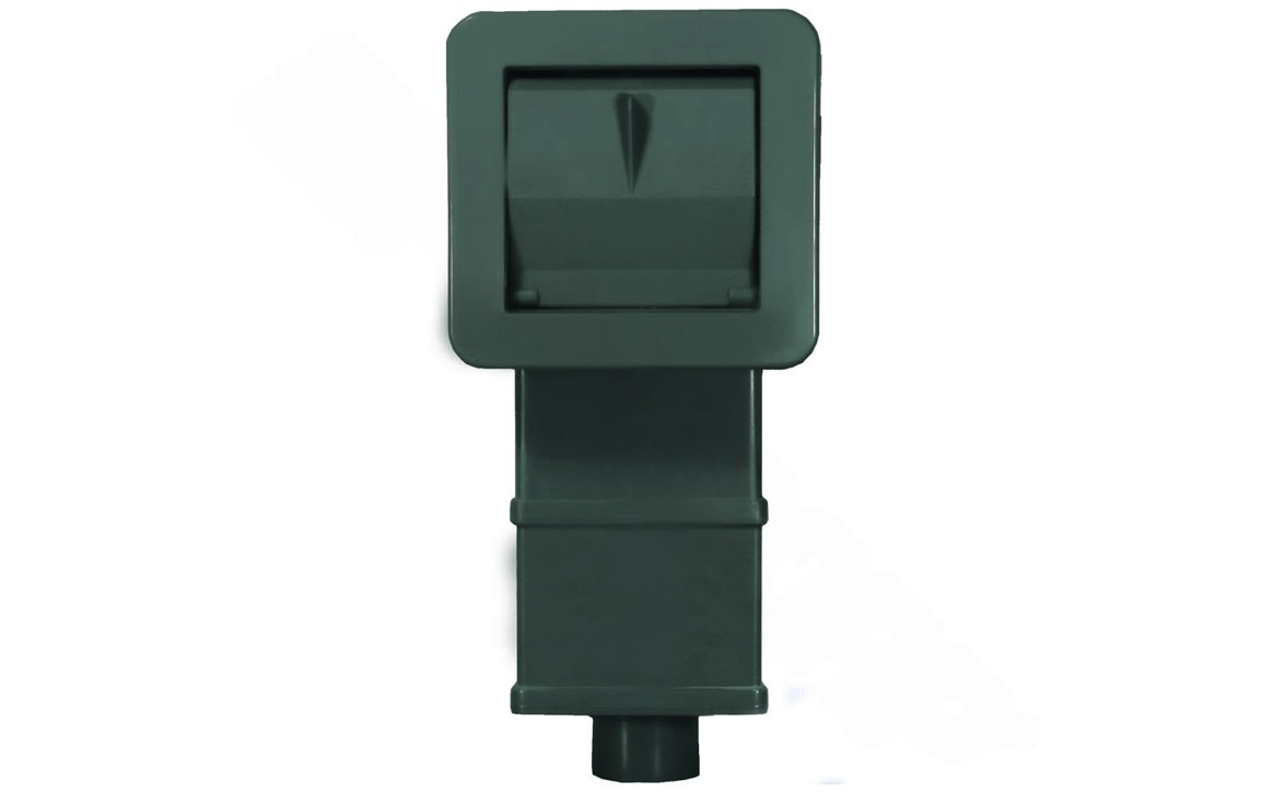 CMP 25248 - 001 - 000 Gray Single Port Front Access Skimmer - AquaDoc