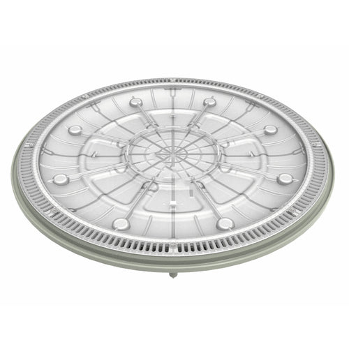 COLOR MATCH POOL FITTINGS 20" White 360 Pebble Top SuperFlow Drain with Sump - AquaDoc