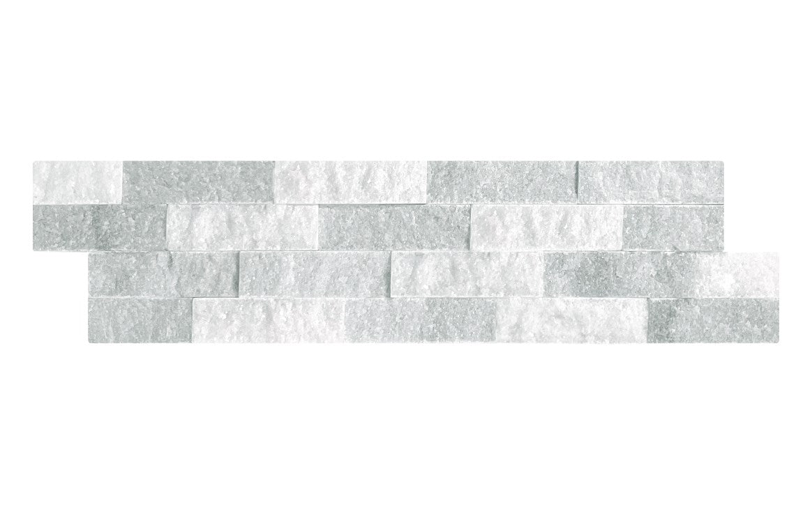 Earthtones marble tile shown on interior wall