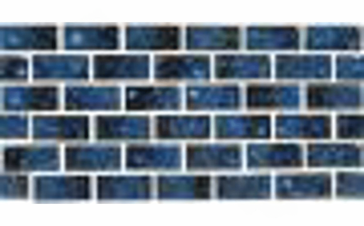 NPT MRD - ELECTRIC1X2 1" x 2" Meridian Tile Electric Blue Mosaic - AquaDoc