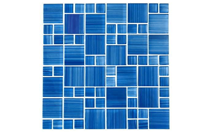 NPT ECD - BLUE Escapade Tile Blue Mosaic - AquaDoc