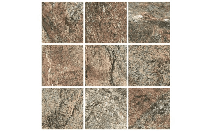 NPT FRST - MULTI2X2 2" x 2" Firestone Tile Multicolor - AquaDoc