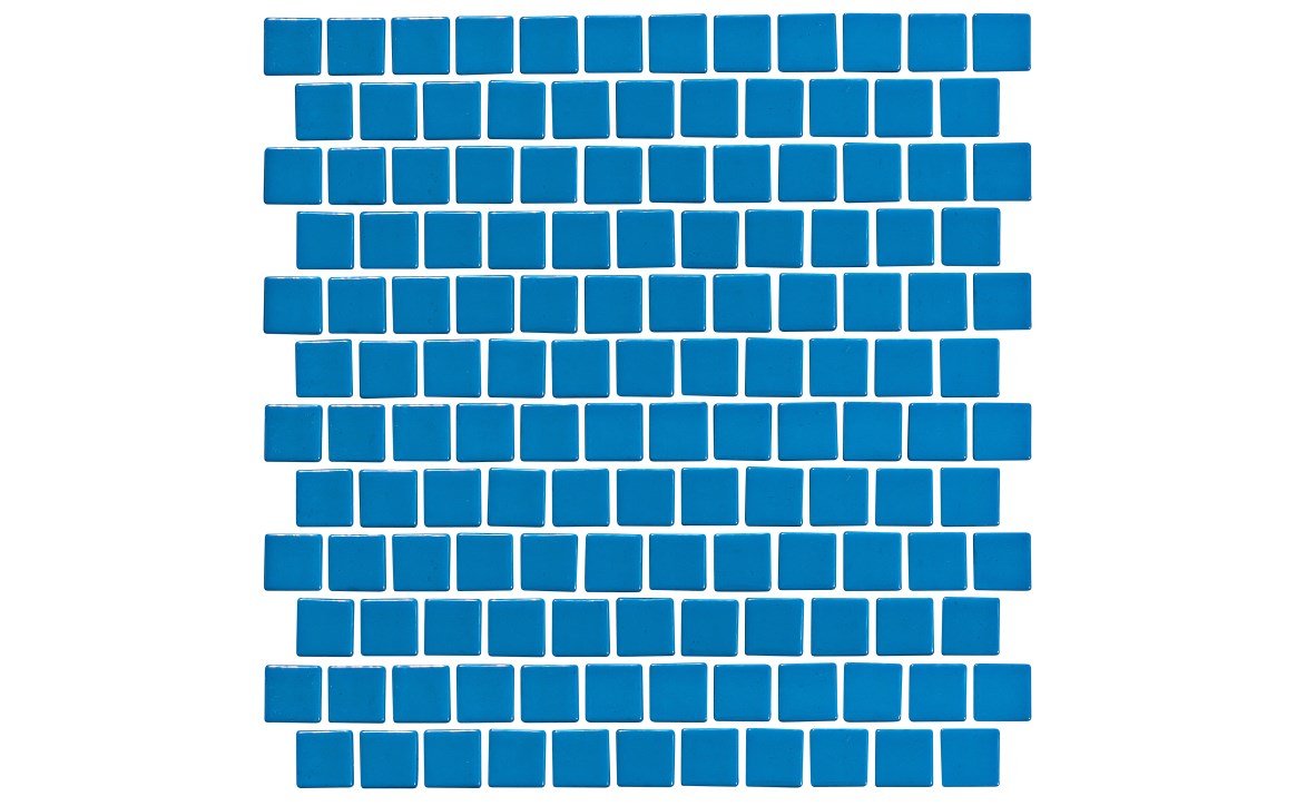 NPT MK - G - BLUE 1" x 1" Mini Koyn Tile True Blue 1.03 SqFt - AquaDoc