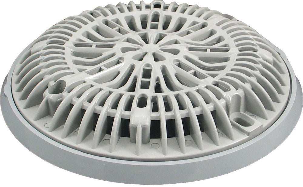 CMP 25531 - 000 - 000 White Galaxy Gunite Main Drain Lid and Frame - AquaDoc